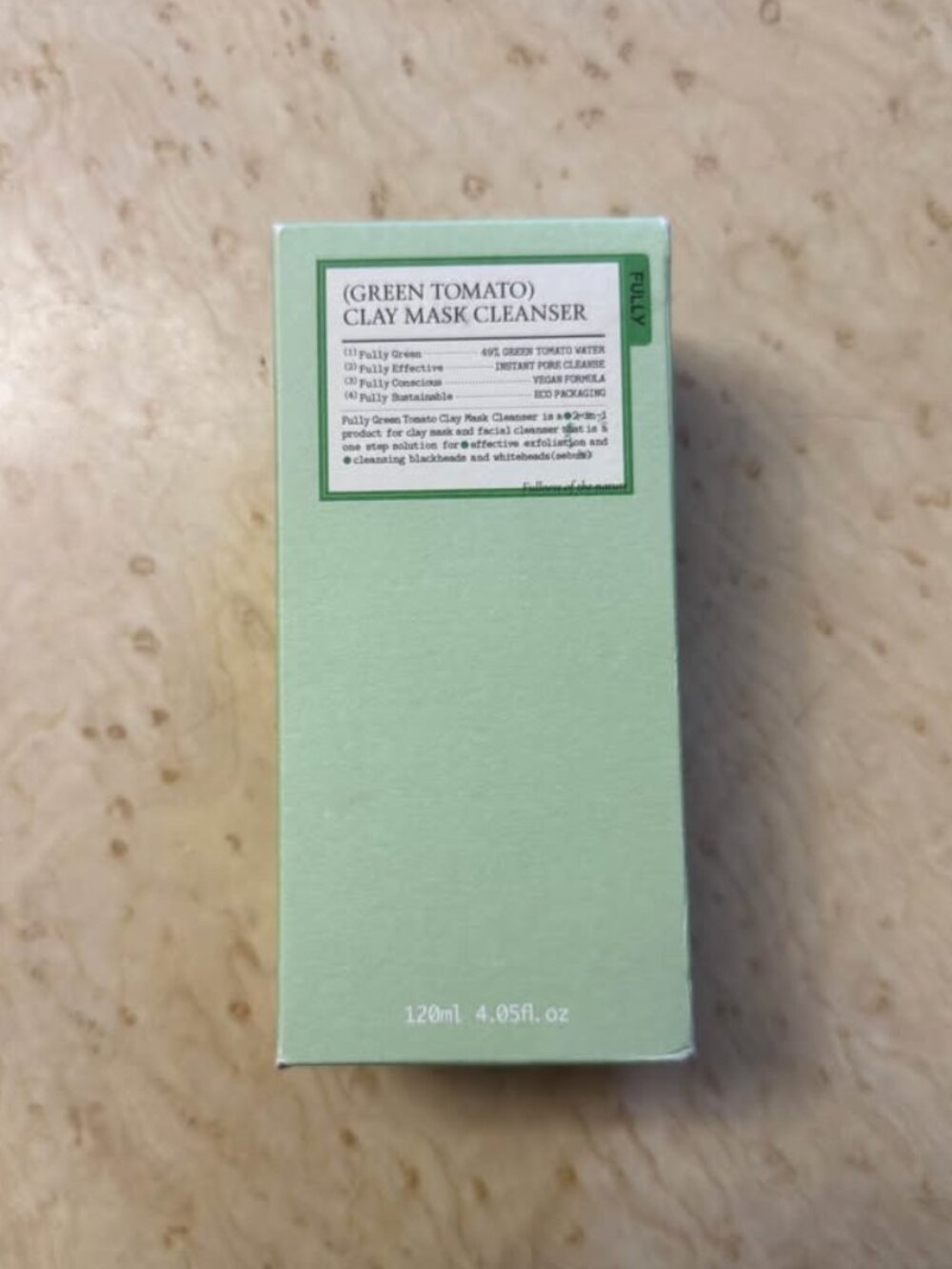 Green Tomato Clay Mask Cleanser – Korean Skincare, Pore Clean, Brand New Sealed